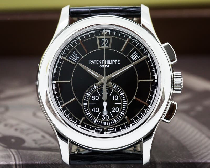 Patek Philippe Chronograph Annual Calendar Platinum / Black Dial UNWORN