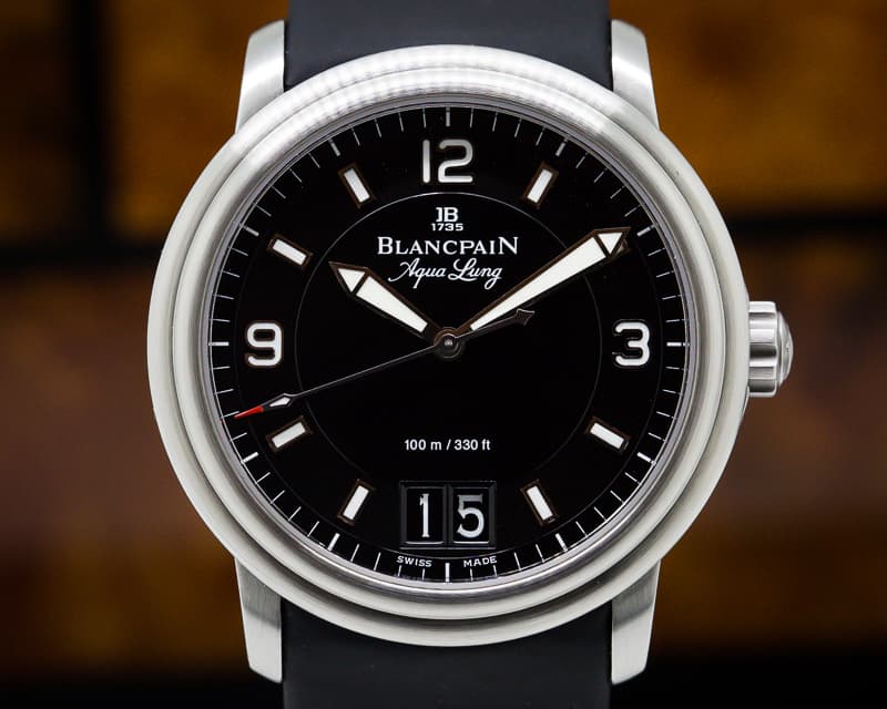 Blancpain Aqualung SS Big Date SS / Rubber VLADIMIR PUTIN