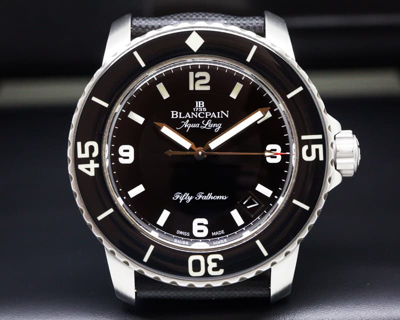 Blancpain Fifty Fathoms "Tribute to Aqualung" SS / Rubber 