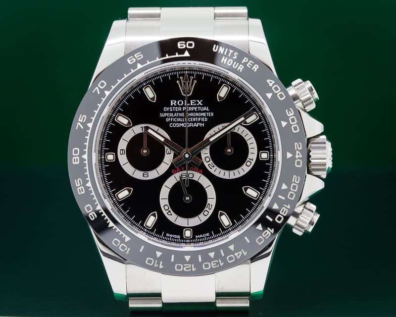 Rolex Daytona Ceramic Bezel SS / Black Dial