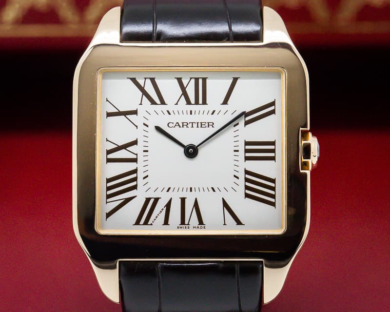 Cartier Santos Dumont Rose Gold Manual Wind 