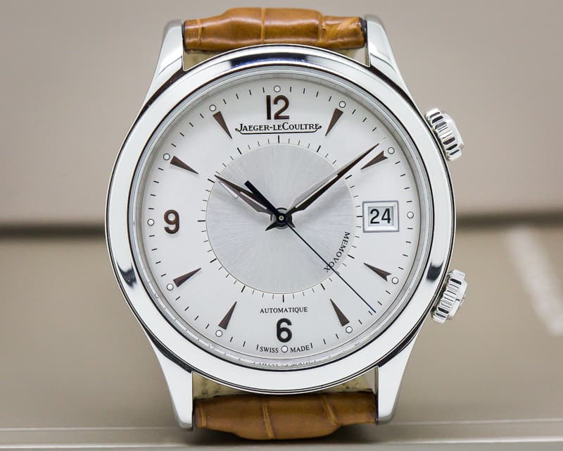 Jaeger LeCoultre Master Memovox SS Silver Dial 
