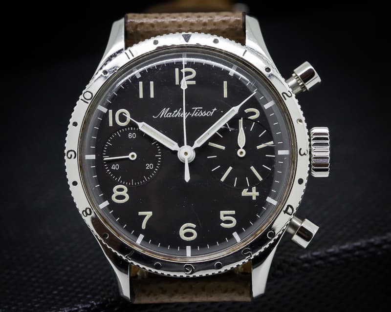 Mathey Tissot Vintage Civilian Type XX Pilot Flyback Chronograph