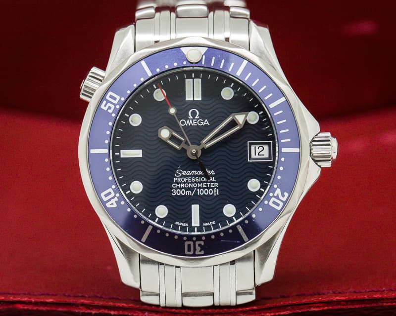 Omega Seamaster Professional Blue Dial SS/SS Midsize 25518000