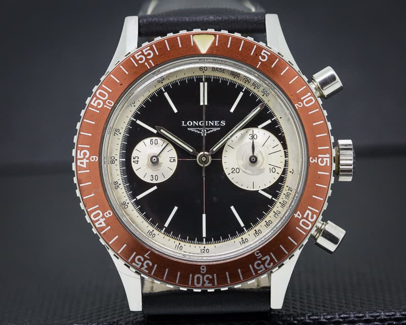Longines "Big Eye" Steel Flyback Chronograph 