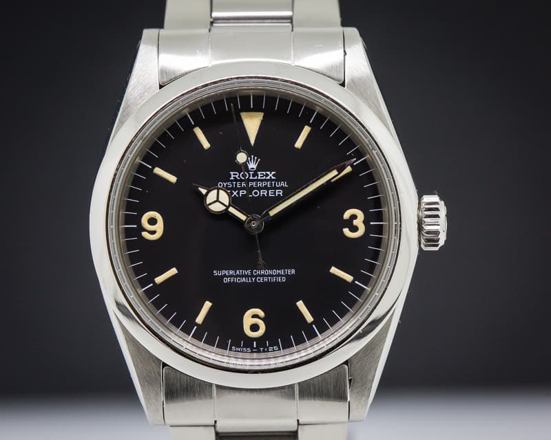 Rolex Vintage Explorer I "Frog Foot Coronet" logo