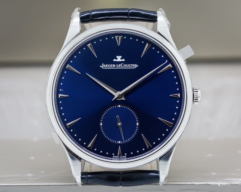 Jaeger LeCoultre Master Grande Ultra Thin Blue Dial SS UNWORN