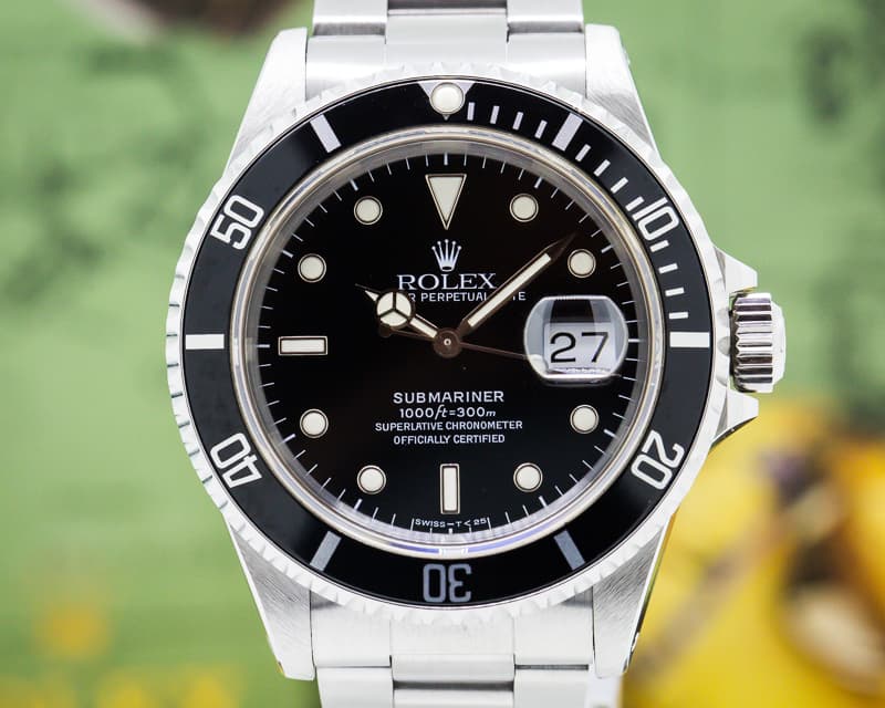 Rolex Submariner Date SS   Un-Polished "Full-Set" Collector Quality