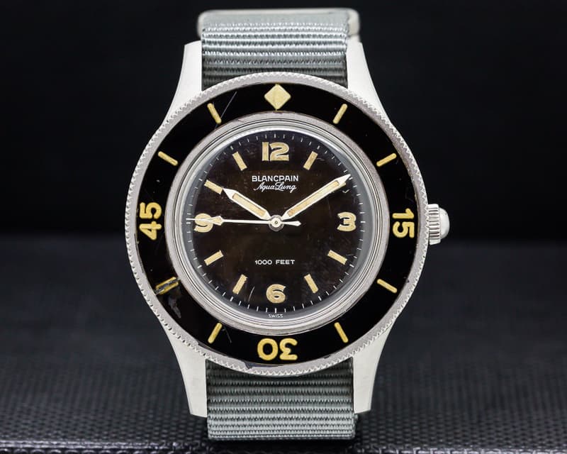 Blancpain Vintage Fifty Fathoms Aqualung TROPICAL DIAL "Jacques Cousteau" 41MM