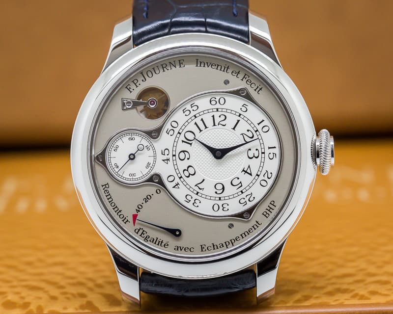 F. P. Journe Chronometre Optimum Platinum / Silver Dial 42MM