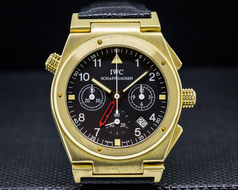 IWC Ingenieur Chronograph Alarm / 18K Yellow Gold