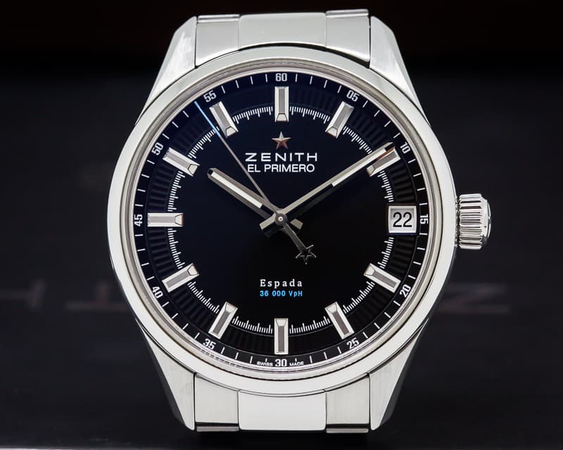 Zenith El Primero Espada Black Dial SS / SS