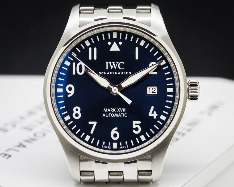 IWC Mark XVIII Le Petite Prince Blue Dial SS