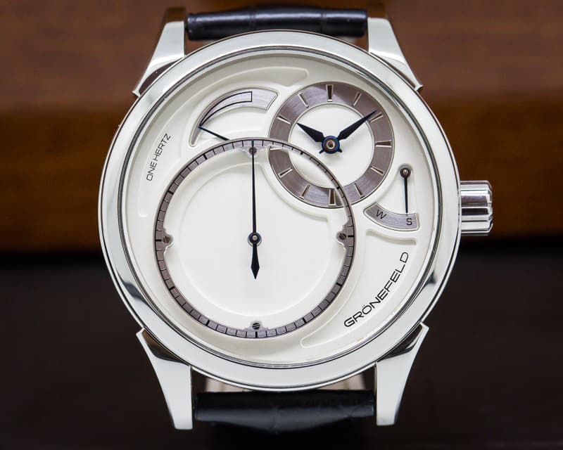 Gronefeld One Hertz Titanium / Silver Dial