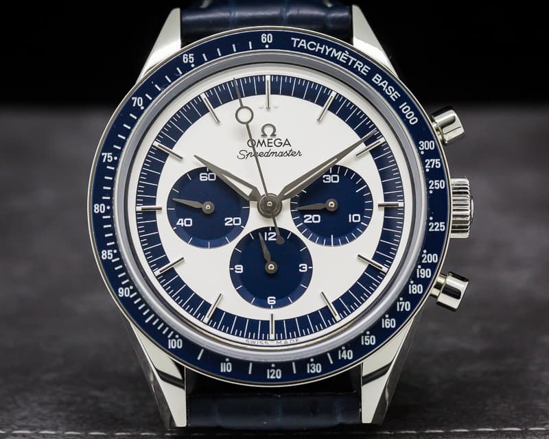 Omega Speedmaster CK 2998 Silver / Blue Dial LIMITED