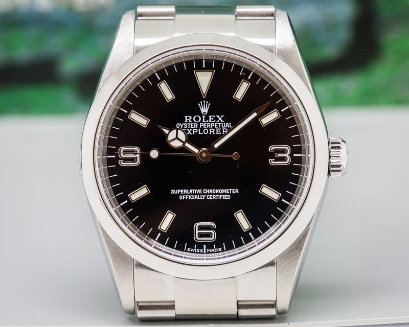 Rolex Explorer I 36MM SS FULL SET 

