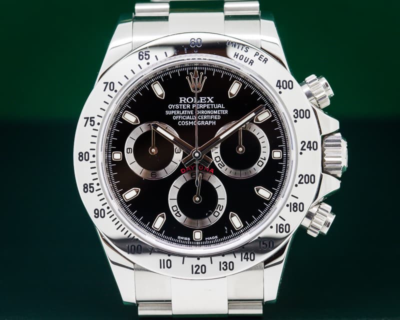 Rolex Daytona Black Dial SS / SS