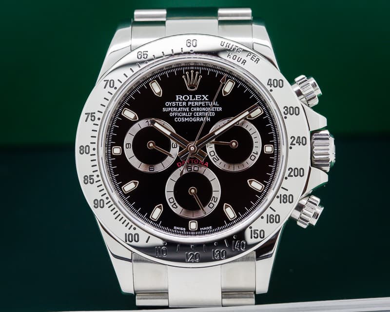 Rolex Daytona Black Dial SS
