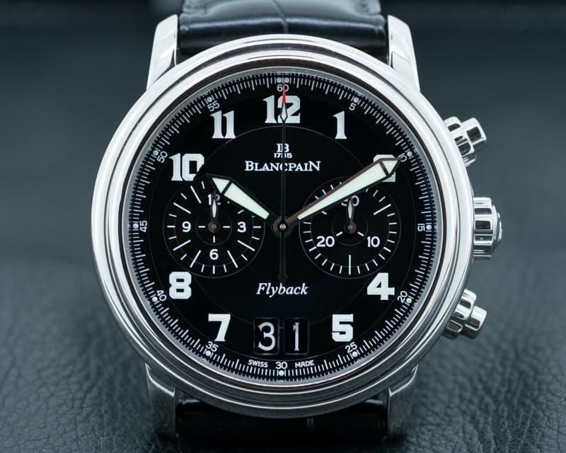 Blancpain Flyback Chronograph Big Date SS Black Dial 40MM