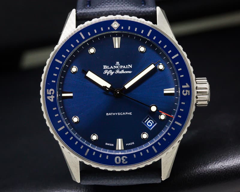 Blancpain Fifty Fathoms Bathyscaphe Ceramic Blue 