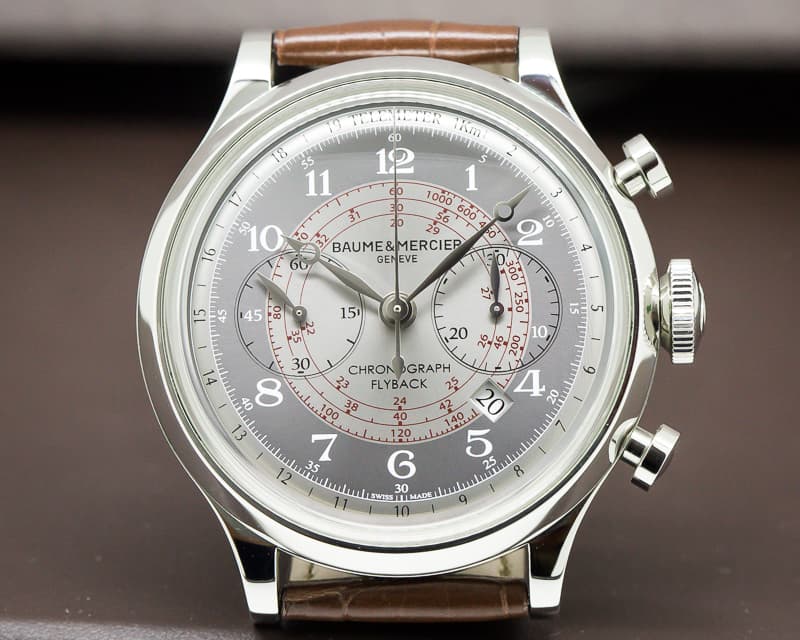 Baume & Mercier Capeland Flyback Chronograph Grey Dial 44MM SS / SS 