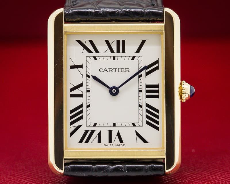 Cartier Tank Solo Large 18K Yellow Gold Quartz