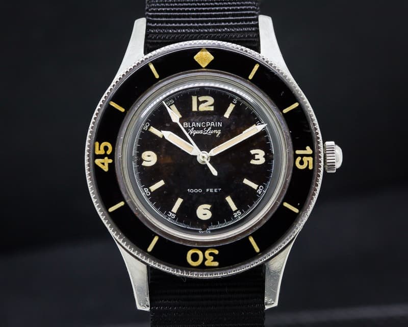 Blancpain Vintage Fifty Fathoms Aqualung 1000FT  "Jacques Cousteau" 41MM