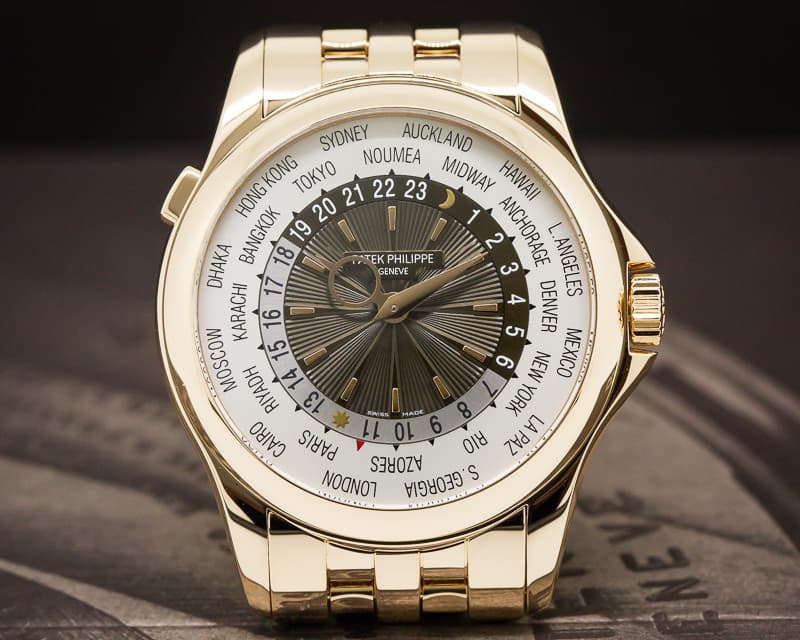 Patek Philippe World Time 18K Rose Gold / 18K Rose Gold Bracelet