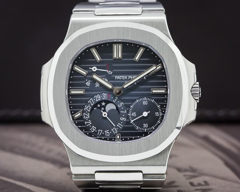 Patek Philippe Jumbo Nautilus Moonphase Power Reserve SS