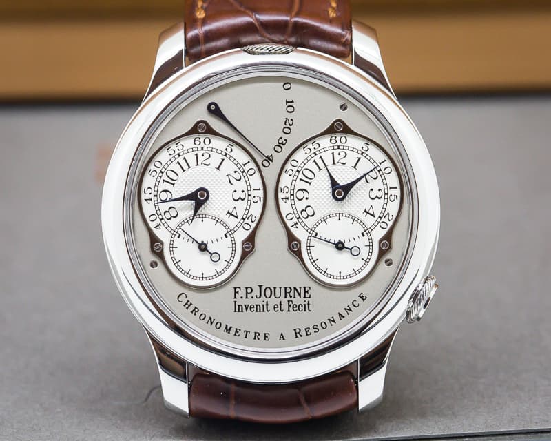 F. P. Journe Chronometre Resonance
Platinum Silver Dial 40MM