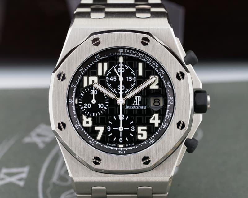 Audemars Piguet Royal Oak Offshore Chrono Black Dial SS / SS