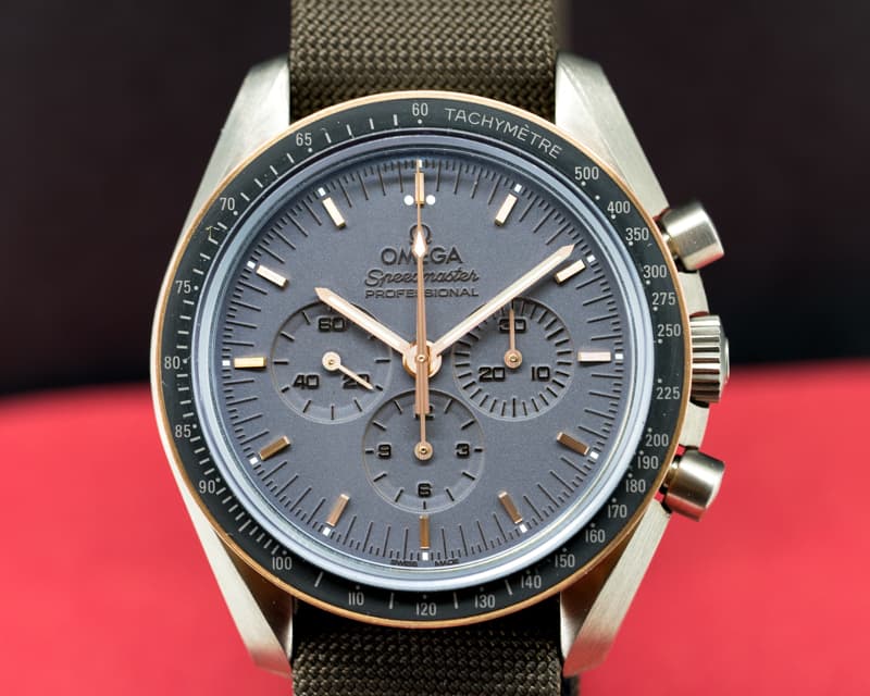 Omega Apollo 11 Speedmaster Moonwatch Titanium / 18K Rose Gold 