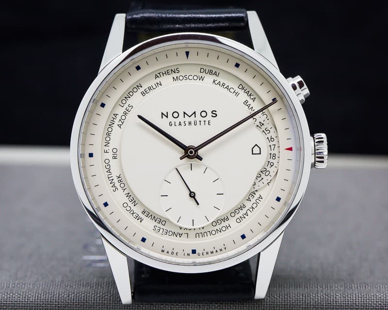 Nomos Zurich "Weltzeit" SS / Leather 