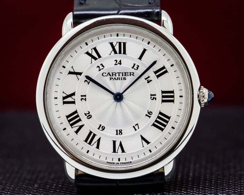Cartier Ronde Louis "Privee Collection" Manual Wind Platinum