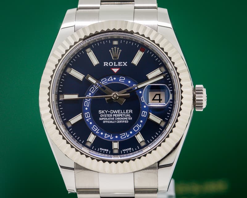 Rolex Sky Dweller Steel Blue 