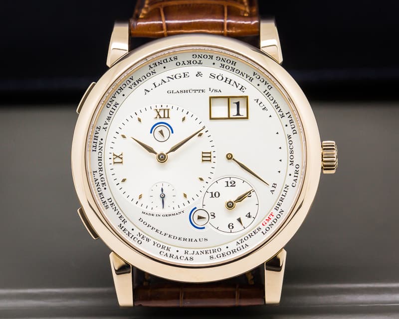 A. Lange and Sohne Lange 1 Time Zone 18K Rose Gold 