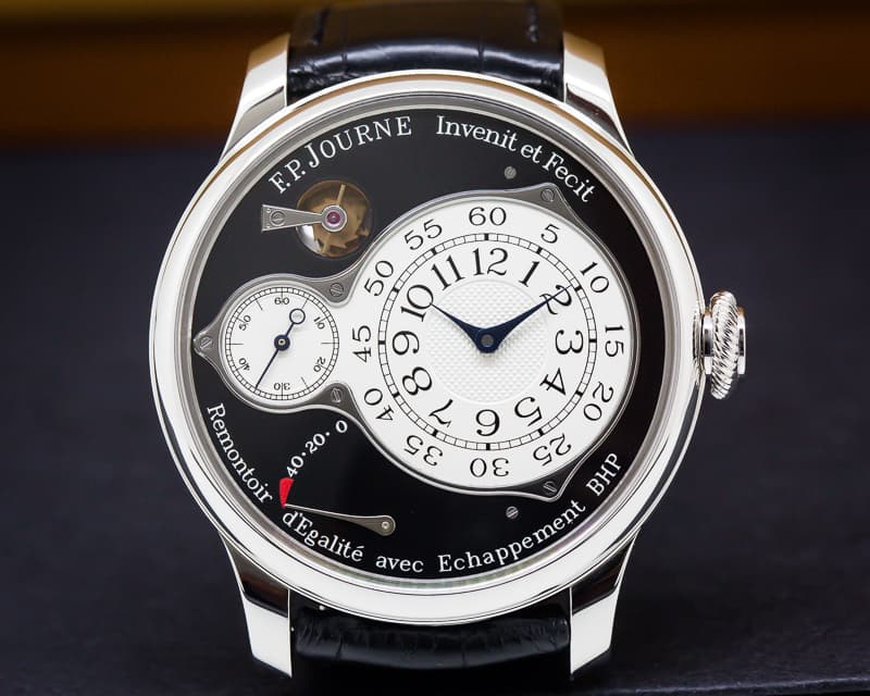 F. P. Journe Chronometre Optimum Platinum / BLACK LABEL 40MM