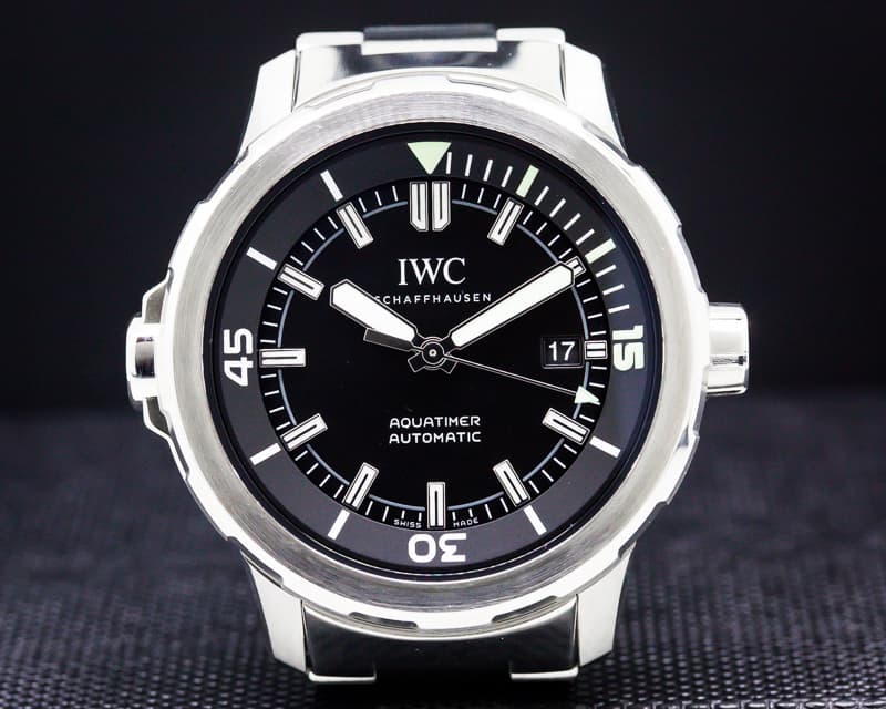 IWC Aquatimer Automatic Black Dial SS / SS