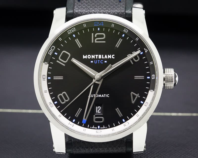 Montblanc Timewalker UTC SS Black Dial 