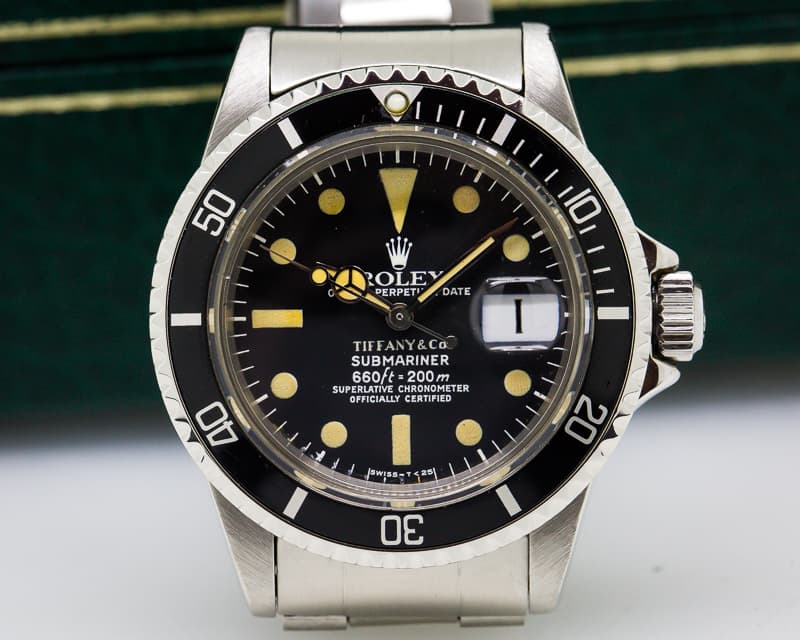 Rolex Submariner 1680 TIFFANY & CO SS / Bracelet Circa 1976