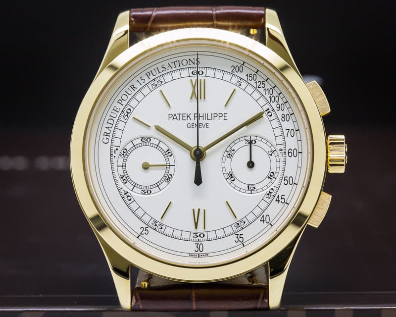 Patek Philippe Chronograph 18K Yellow Gold Pulsation Dial UNWORN