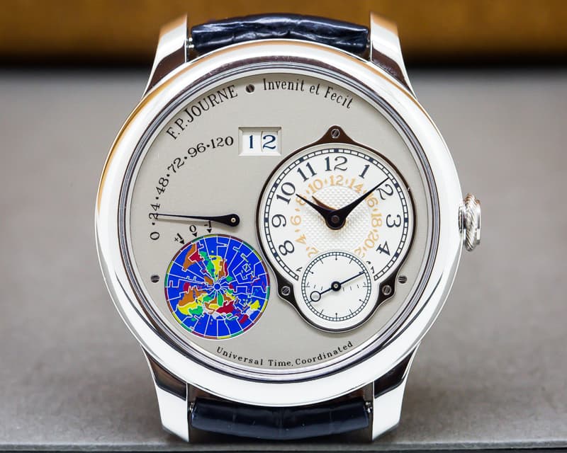 F. P. Journe Octa UTC Platinum Silver Dial / Deployment Buckle