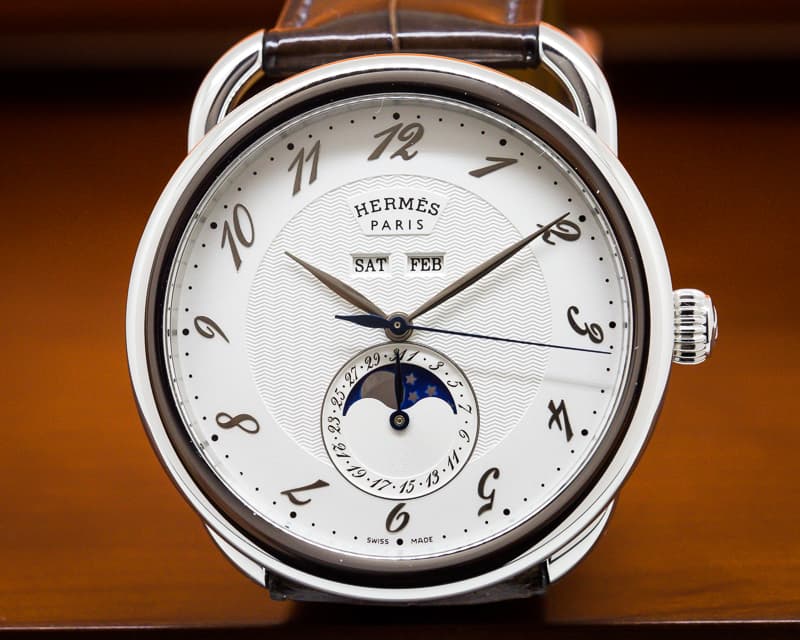 Hermes Arceau Grande Lune Automatic 43mm SS