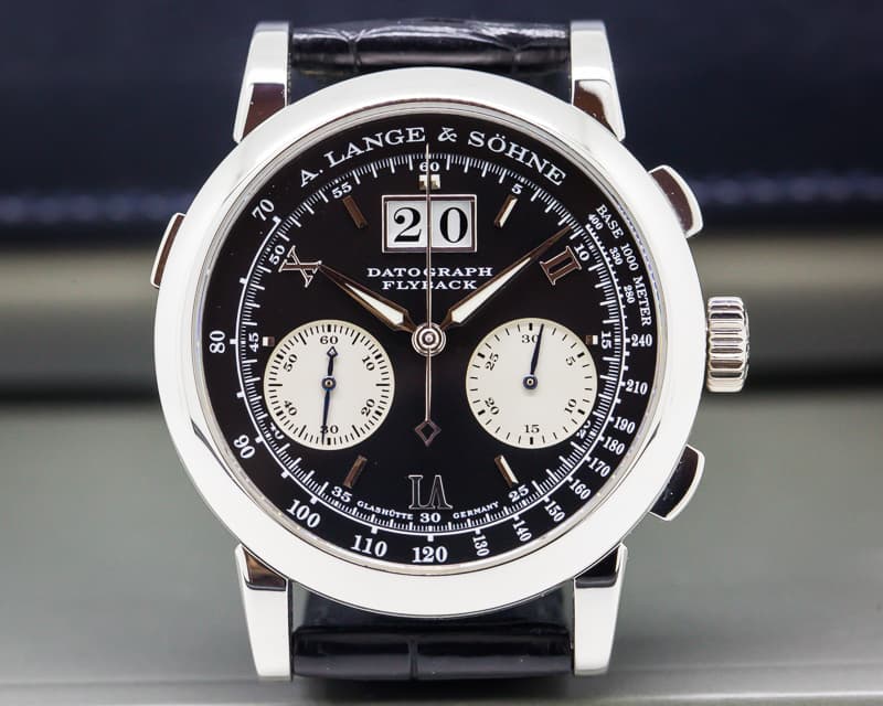 A. Lange and Sohne Datograph Flyback Platinum/Deployant Buckle