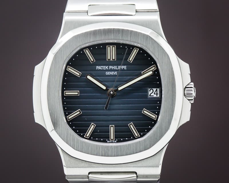 Patek Philippe Jumbo Nautilus Blue Dial SS 