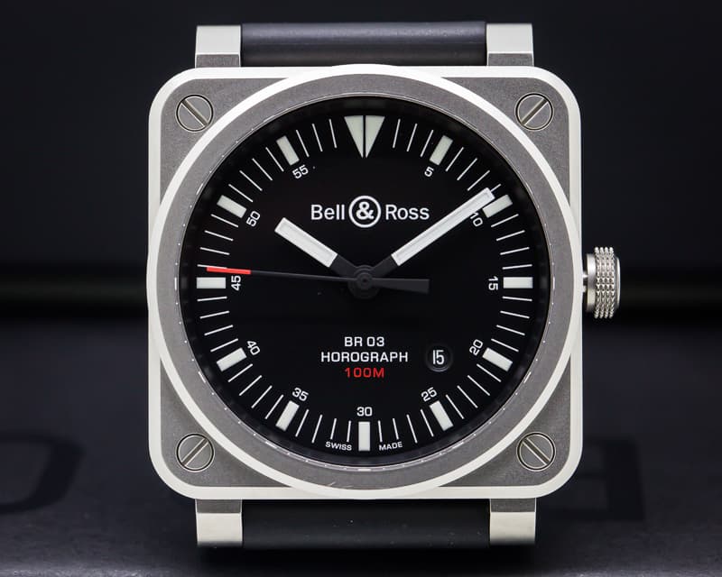 Bell & Ross BR 03-92-HOR-BLC/SRB 
