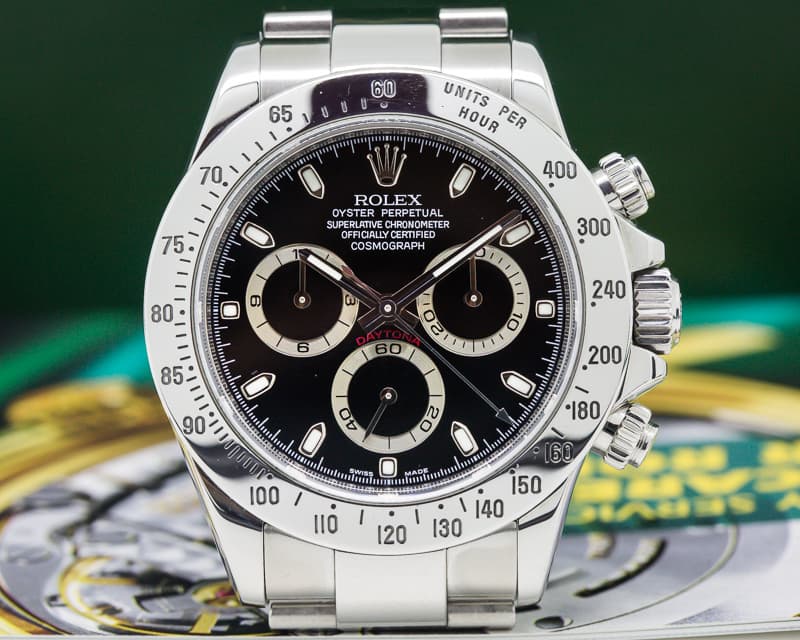 Rolex Daytona Black Dial SS / SS