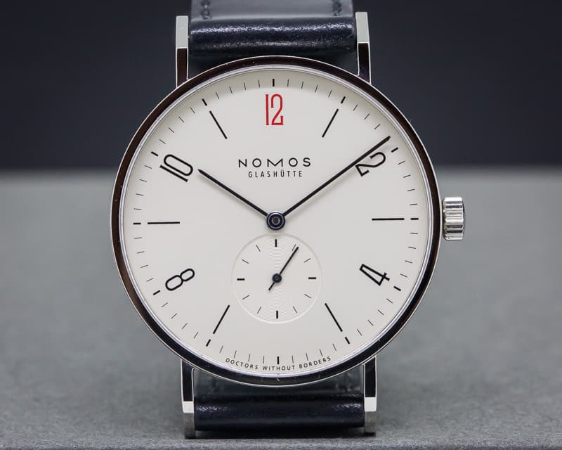 Nomos Tangente 38 for "Doctors Without Borders" UNWORN