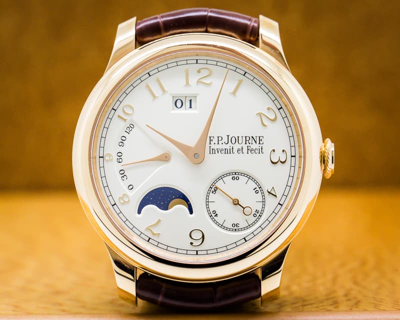 F. P. Journe Octa Automatique Lune Red Gold / Gold Numbers 40mm UNWORN