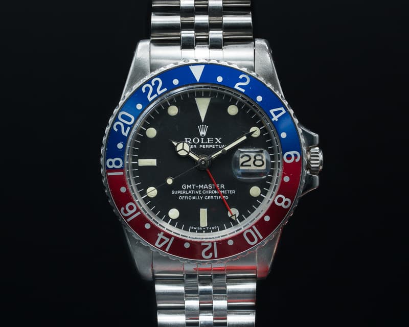 Rolex Vintage GMT Master FIRST SERIES Matte Dial Small Triangle 